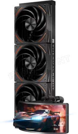 Photo de Kit Watercooling AIO Thermalright Rainbow Vision 360 Turbo RGB - 360mm (Noir)