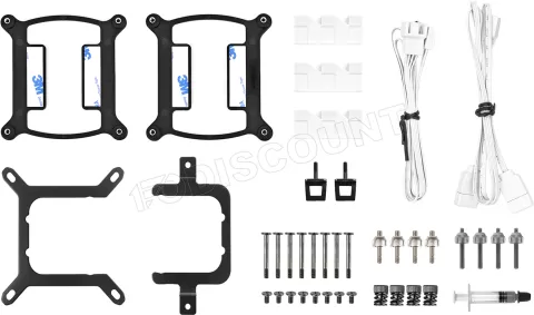 Photo de Kit Watercooling AIO Thermaltake TH V2 RGB - 240mm (Blanc)