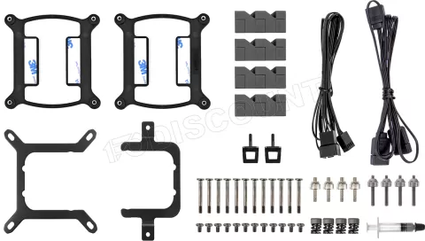 Photo de Kit Watercooling AIO Thermaltake TH V2 RGB - 360mm (Noir)