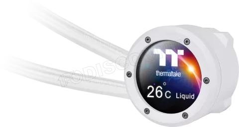 Photo de Kit Watercooling AIO Thermaltake TH V2 Ultra EX RGB - 360mm (Blanc)
