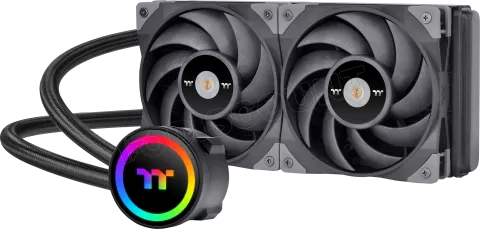 Photo de Kit Watercooling AIO Thermaltake ToughLiquid RGB - 240mm (Noir)