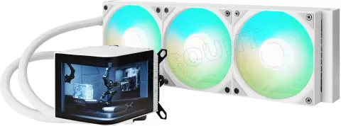 Photo de Kit Watercooling AIO Tryx Panorama RGB - 360mm (Blanc)