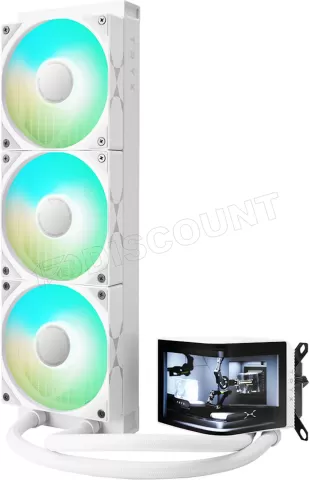 Photo de Kit Watercooling AIO Tryx Panorama RGB - 360mm (Blanc)