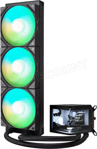 Photo de Kit Watercooling AIO Tryx Panorama RGB - 360mm (Noir)