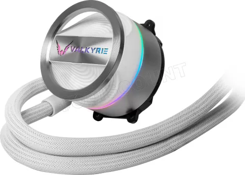 Photo de Kit Watercooling AIO Valkyrie Dragonfang RGB - 360mm (Blanc)