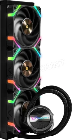 Photo de Kit Watercooling AIO Valkyrie Dragonfang RGB - 360mm (Noir)