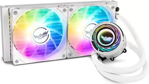 Photo de Kit Watercooling AIO Valkyrie Jarn RGB - 280mm (Blanc)