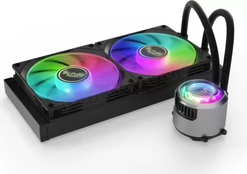 Photo de Kit Watercooling AIO Valkyrie Jarn RGB - 280mm (Noir)