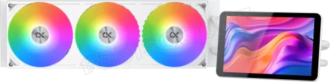 Photo de Kit Watercooling AIO Xigmatek Connect Pro RGB - 360mm (Blanc)