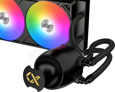Photo de Kit Watercooling AIO Xigmatek Connect Pro RGB - 360mm (Noir)