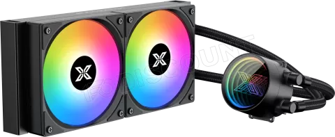 Photo de Kit Watercooling AIO Xigmatek Fenix II RGB - 240mm (Noir)