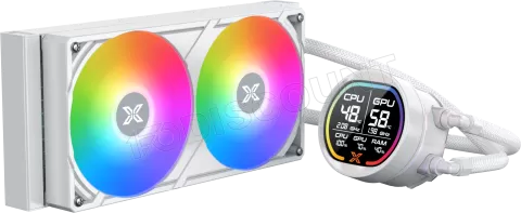Photo de Kit Watercooling AIO Xigmatek Liquid Killer Pro Digital RGB - 240mm (Blanc)