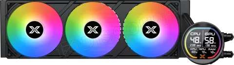 Photo de Kit Watercooling AIO Xigmatek Liquid Killer Pro Digital RGB - 360mm (Noir)