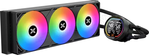 Photo de Kit Watercooling AIO Xigmatek Liquid Killer Pro Digital RGB - 360mm (Noir)