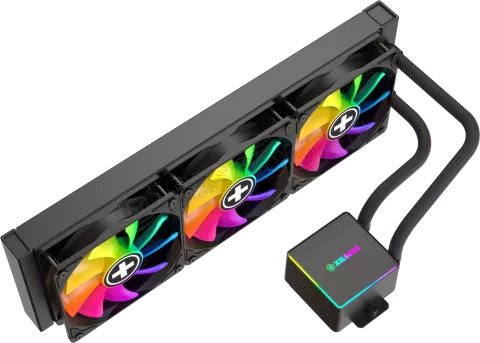 Photo de Kit Watercooling AIO Xilence LiQuRizer LQPro ARGB - 360mm (Noir)