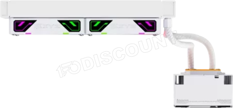 Photo de Kit Watercooling AIO XYZ Hydrotemp RGB - 240mm (Blanc)