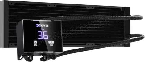 Photo de Kit Watercooling AIO XYZ Hydrotemp RGB - 360mm (Noir)