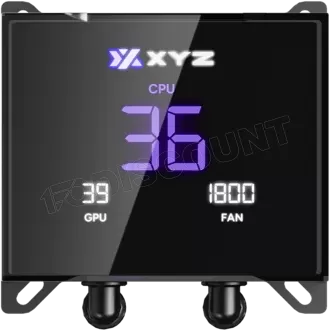 Photo de Kit Watercooling AIO XYZ Hydrotemp RGB - 360mm (Noir)