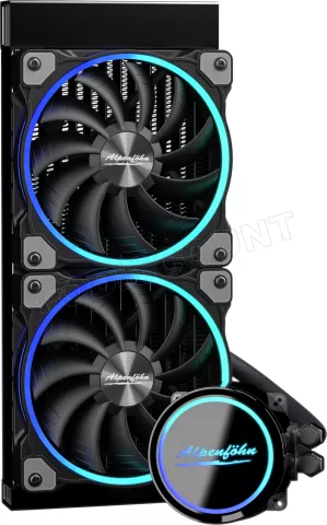 Photo de Kit Watercooling Alpenföhn Gletscherwasser 240 RGB (Noir)