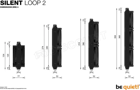 Photo de Kit Watercooling be quiet! Silent Loop 2 280mm (Noir)