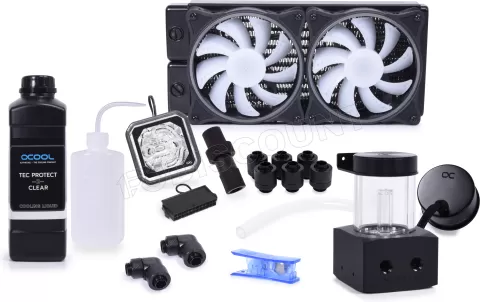Photo de Kit Watercooling complet Alphacool Core Storm ST30 - 240mm (Noir)