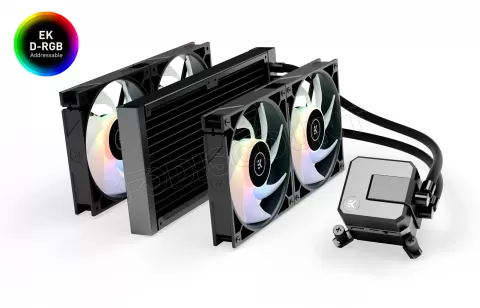 Photo de Kit Watercooling Ekwb AIO Elite RGB 280mm (Noir)