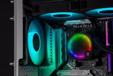 Photo de Kit Watercooling Ekwb AIO Nucleus Lux RGB - 240mm (Noir)