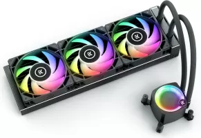 Photo de Kit Watercooling Ekwb AIO Nucleus Lux RGB - 360mm (Noir)