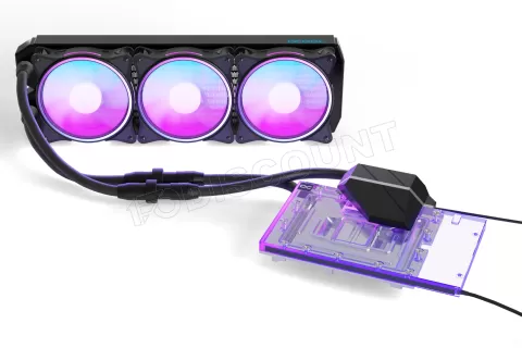 Photo de Kit Watercooling GPU AIO Alphacool Eiswolf 2 RTX 4080 Founders Edition RGB - 360mm (Noir)