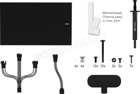 Photo de Kit Watercooling GPU AIO Alphacool Eiswolf 2 RTX 4080 Founders Edition RGB - 360mm (Noir)