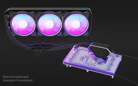 Photo de Kit Watercooling GPU AIO Alphacool Eiswolf 2 RTX 4080 Reference RGB - 360mm (Noir)