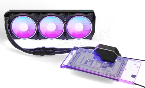 Photo de Kit Watercooling GPU AIO Alphacool Eiswolf 2 RTX 4080 Suprim RGB - 360mm (Noir)