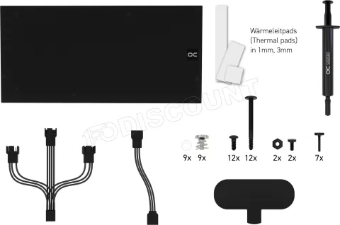 Photo de Kit Watercooling GPU AIO Alphacool Eiswolf 2 RTX 4080 Suprim RGB - 360mm (Noir)