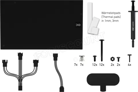 Photo de Kit Watercooling GPU AIO Alphacool Eiswolf 2 RTX 4090 Strix/Tuf RGB - 360mm (Noir)