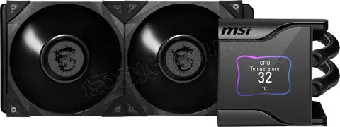 Photo de Kit Watercooling MSI Meg CoreLiquid S - 280mm (Noir)