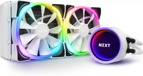 Photo de Kit Watercooling NZXT Kraken X53 RGB - 240mm (Blanc)