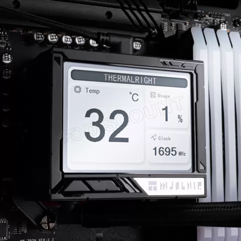 Photo de Kit Watercooling Pompe + Radiateur Thermalright Mjolnir Vision X - 360mm  (Noir) (Sans ventilateur)