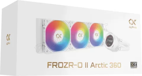 Photo de Kit Watercooling Xigmatek Frozr-O II RGB - 360mm (Blanc)