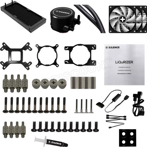 Photo de Kit Watercooling Xilence LiQuRizer LQ360 ARGB 360mm (Noir)