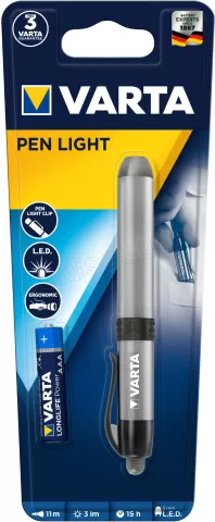 Photo de Lampe de poche LED Varta Pen Light (Argent)