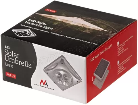 Photo de Lampe LED extérieure aimantée Maclean MCE124 avec capteur obscurité