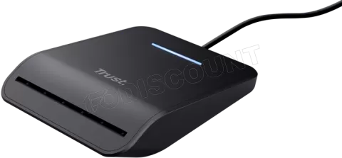 Photo de Lecteur de Cartes à puce Externe Trust USB-C Primo (Noir)
