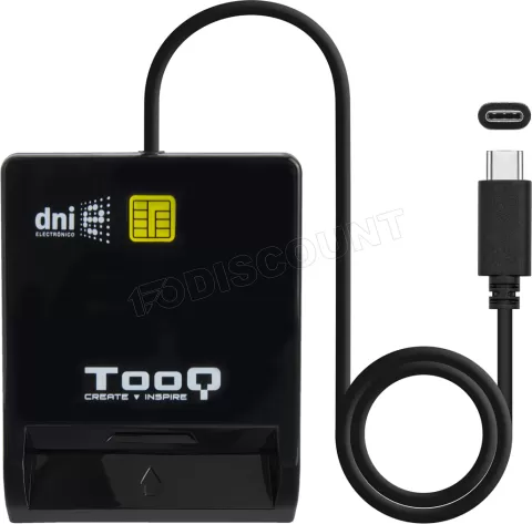 Photo de Lecteur de Cartes à puce TooQ TQR-211B USB-C 2.0