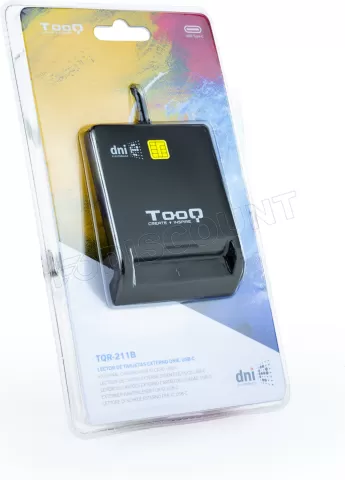 Photo de Lecteur de Cartes à puce TooQ TQR-211B USB-C 2.0