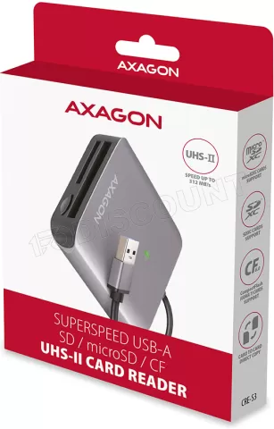 Photo de Lecteur de Cartes externe Axagon CRE-S3