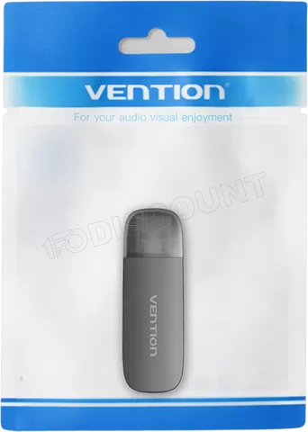 Photo de Lecteur de cartes externe USB 2.0 Vention 2en1 (Noir)