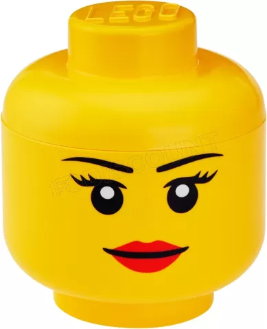 Photo de Lego 5006147 - Grande boîte de rangement : Tête de fille