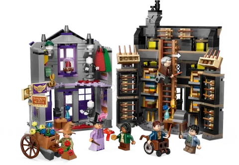 Photo de Lego Harry Potter 76429 - Ollivander et Madame Guipure, prêt-à-porter pour mages et sorciers