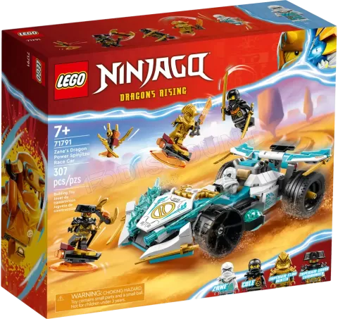 Photo de Lego Ninjago 71791 - La voiture de course Spinjitzu : le pouvoir du dragon de Zane