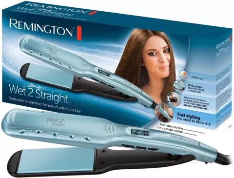 Photo de Lisseur à cheveux Remington Wet 2 Straight S735